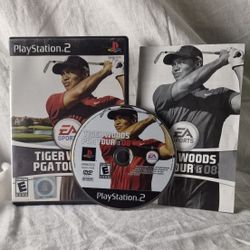 Tiger Woods PGA Tour 08 Playstation 2 (EA Sports, 2007)