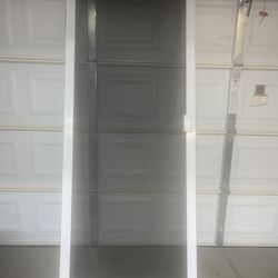 Big White Custom Made Sliding Screen  Door (Left Side 90 Inches By 32 Inches ) 