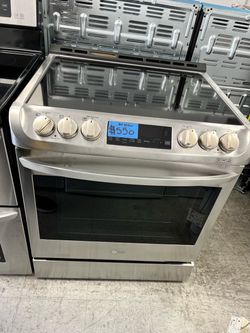 LG 30in. Slide-in Stainless Steel Electric Range