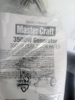 3500w Craftsman Generator New