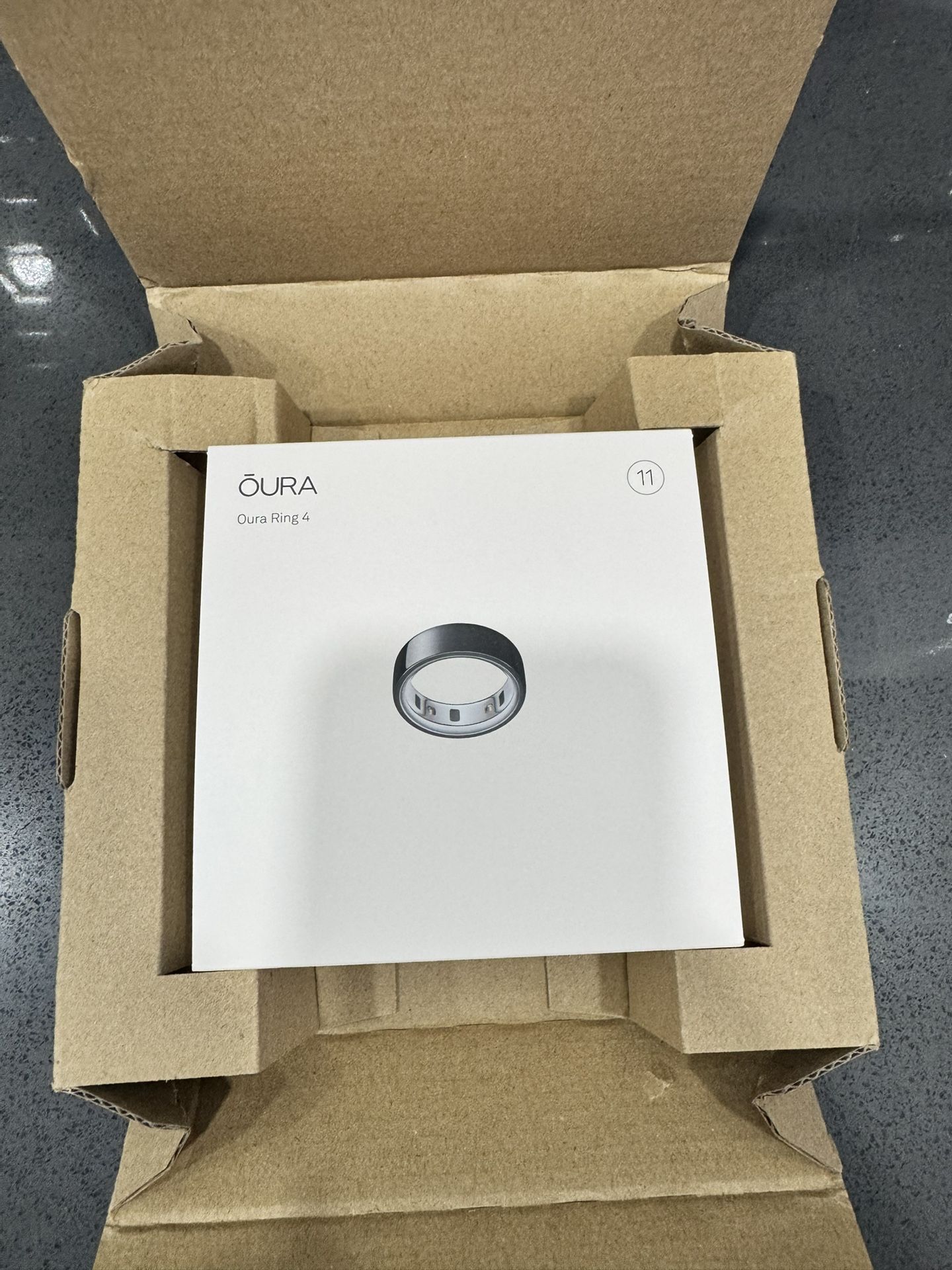 Oura Ring 4 Black Size 11