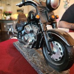 DWK Black Motorcycle Wine Bottle Holder 