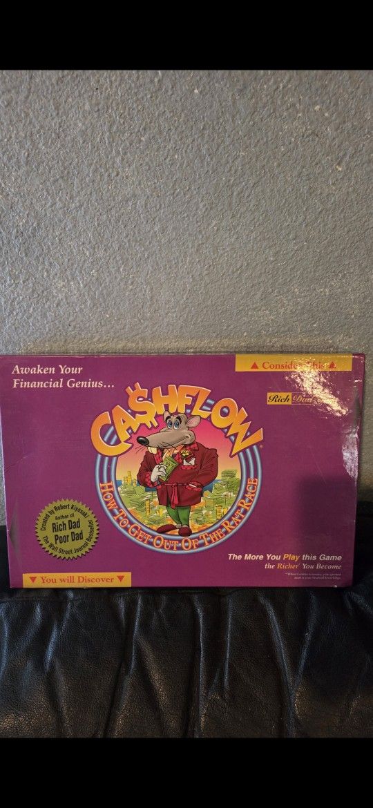 Cashflow Board Game Robert Kiyosaki Rich Dad Poor Dad Investing 101 Complete