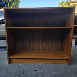 Mid Century Medium Teak Bookcase & Storage Shelf 