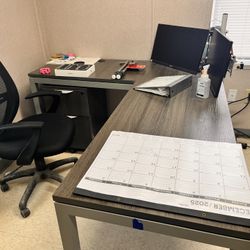 L Office Desk 3 Available