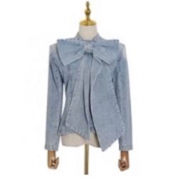 Big Bow Jean Jacket