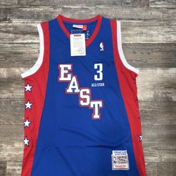 Allen Iverson (sizes Below) 2003-04 East All Star Classic Blue Basketball Jersey Throwback Philadelphia 76ers 