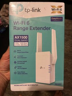 TP-Link Wi-Fi 6 Range Extender dual band 5G HC 1200 MBPS