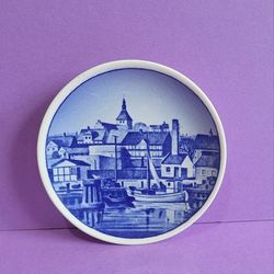 Royal Copenhagen No 39/2010 Plaquette 3" Svendborg Harbour.