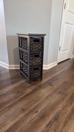 Storage Shelf With Drawers