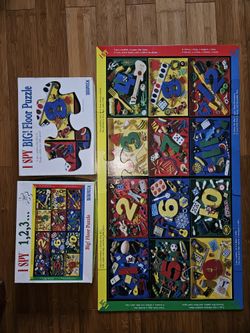 Floor Puzzle. I Spy! $5