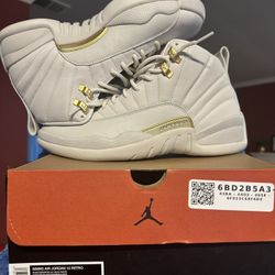 Air Jordan 12 White Phantom Size 9