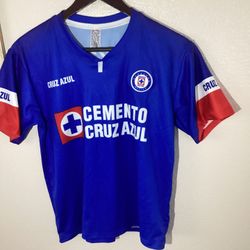 Mexico Cemento Cruz Azul Soccer League Jersey Youth Sz 12