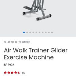 Almost New Air Walker Glider Exercise Machine