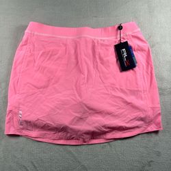 Ralph Lauren RLX Golf Women’s Medium Pink Stretch Back Pleated Skort NWT #2A