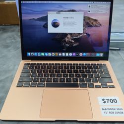 MacBook Air 2020 13-inch 256gb 