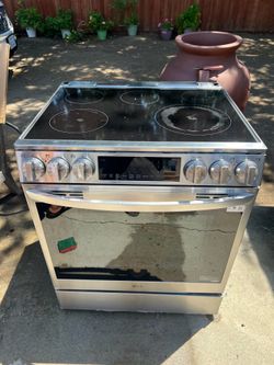Electric glass stove top