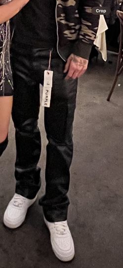 Purple Brand Leather Cargos 