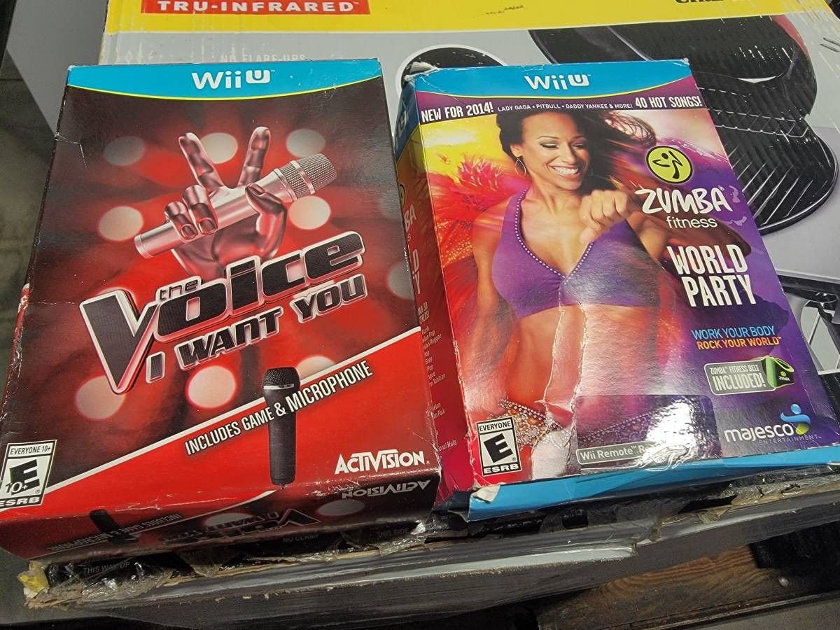 Nintendo Wii U - The Voice, Zumba Fitness