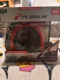 Platinum Series Deep Cleaning Pressurized Handheld Steamer Tool, 1200 watts, 10 Pieces