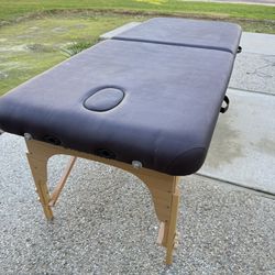 Dr. Lomilomi Portable Massage Table - Wood Frame - One Knob Missing