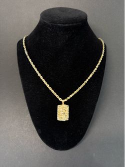 14k chain & Charm