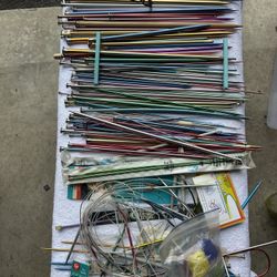 Mixed lot new and used Knitting Needles (Some Vintage 60's and 70's) SO MANY!!!