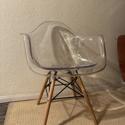 Clear acrylic chair