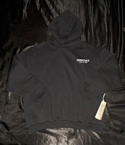 Fear Of God Essentials Hoodie, Black Oatmeal, Size S, M & L