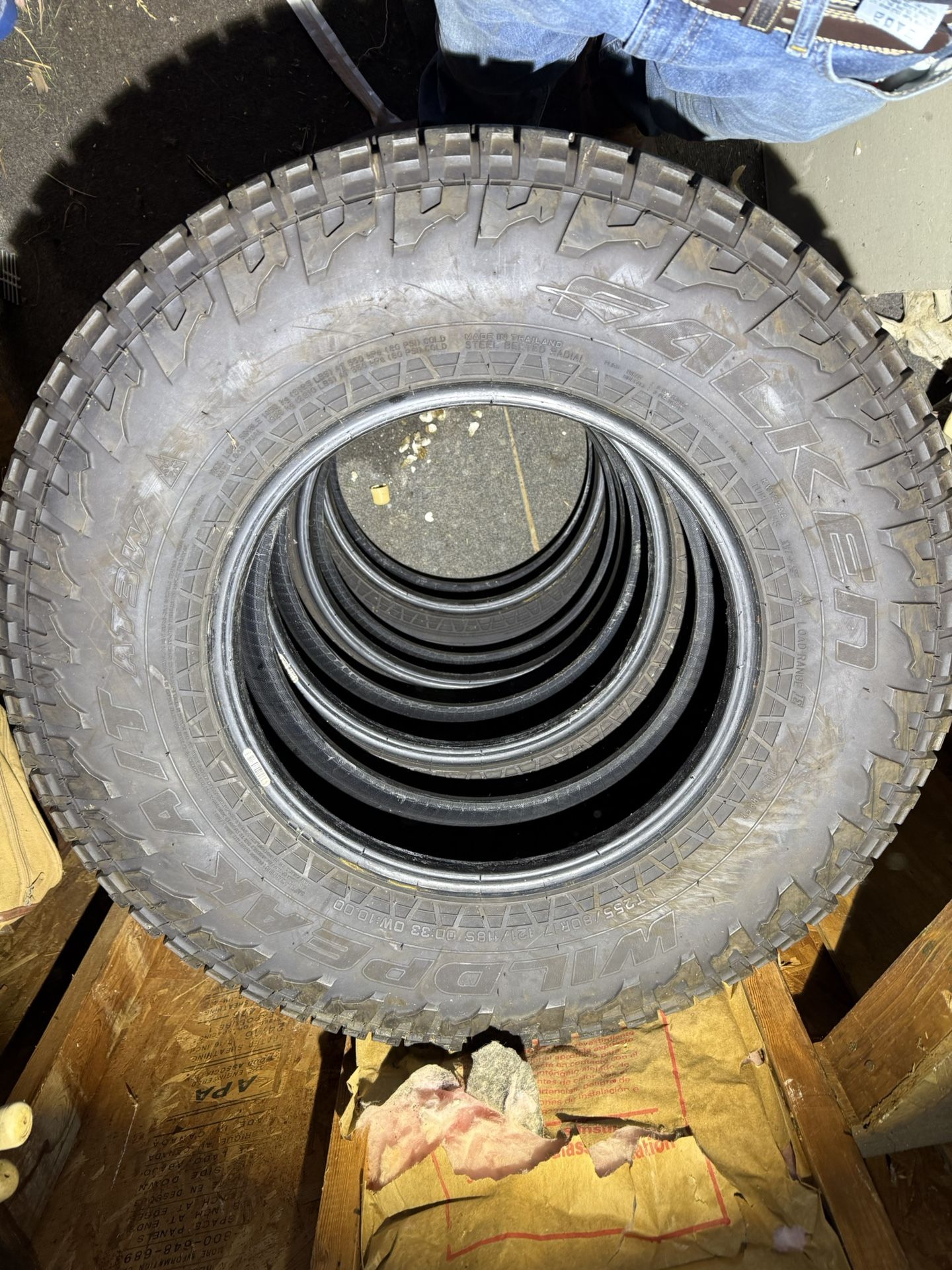 Franklin wild Peak all-terrain tires