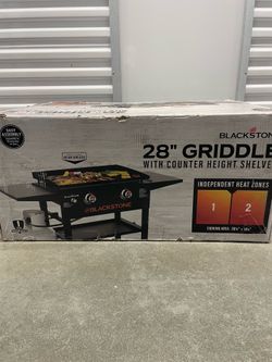 Blackstone Original 28" Griddle, Outdoor Grill with Hood, Side Shelves