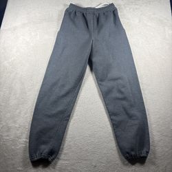 Vintage Russell Sweatpants Men’s Size L Gray USA Y2K Joggers 90s #2702