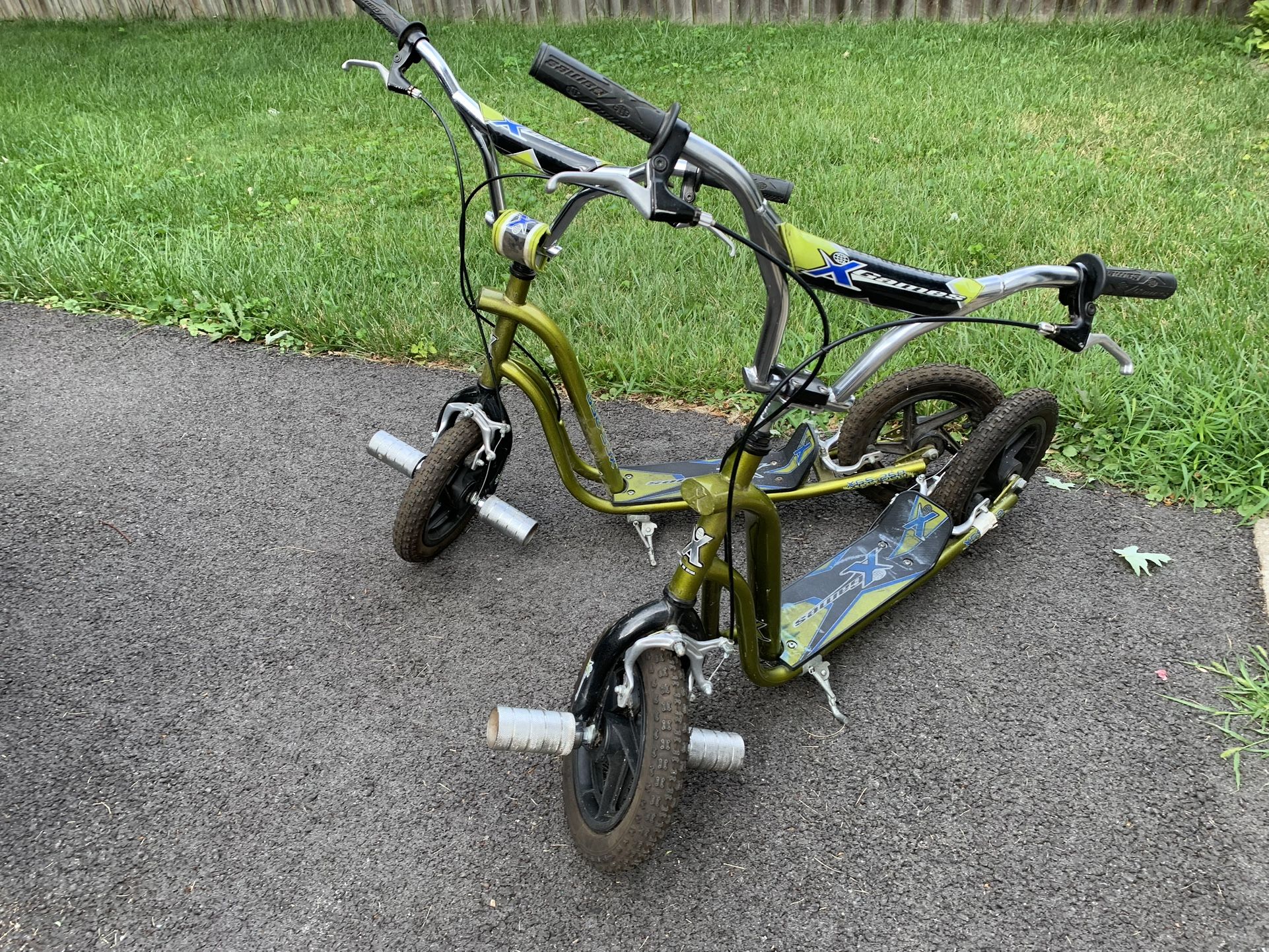 2 Vintage X Games Kids Scooters