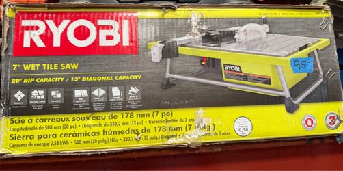 Ryobi 7" Wet Tile Saw