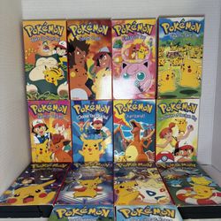 Lot Of 14 Pokémon VHS, 1998