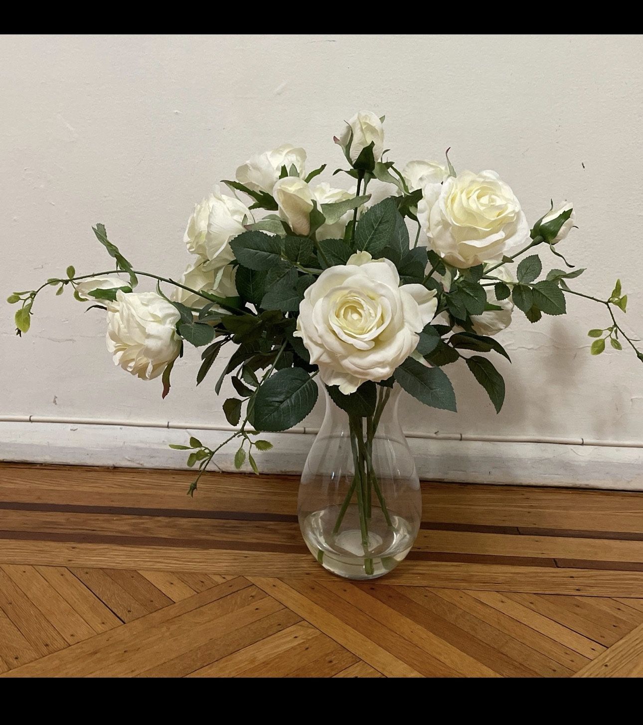 White Rose Floral Arrangement