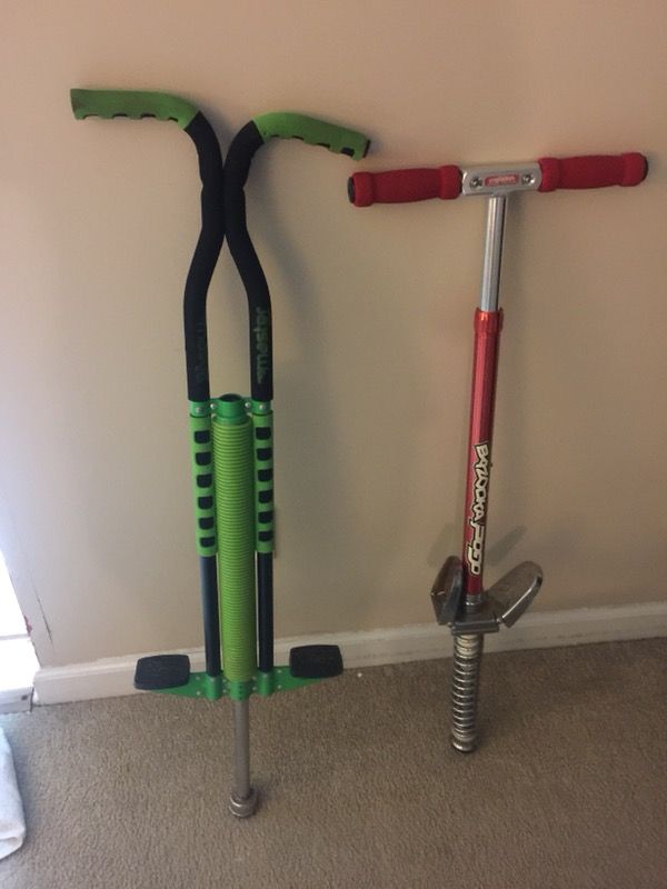 Pogo sticks 2 seven dollars each