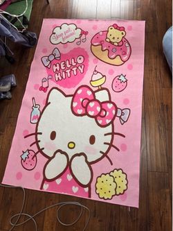 Kawaii Hello Kitty rug