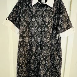 X Large Disney Parks 2023 The Haunted Mansion Glow In The Dark Dress New