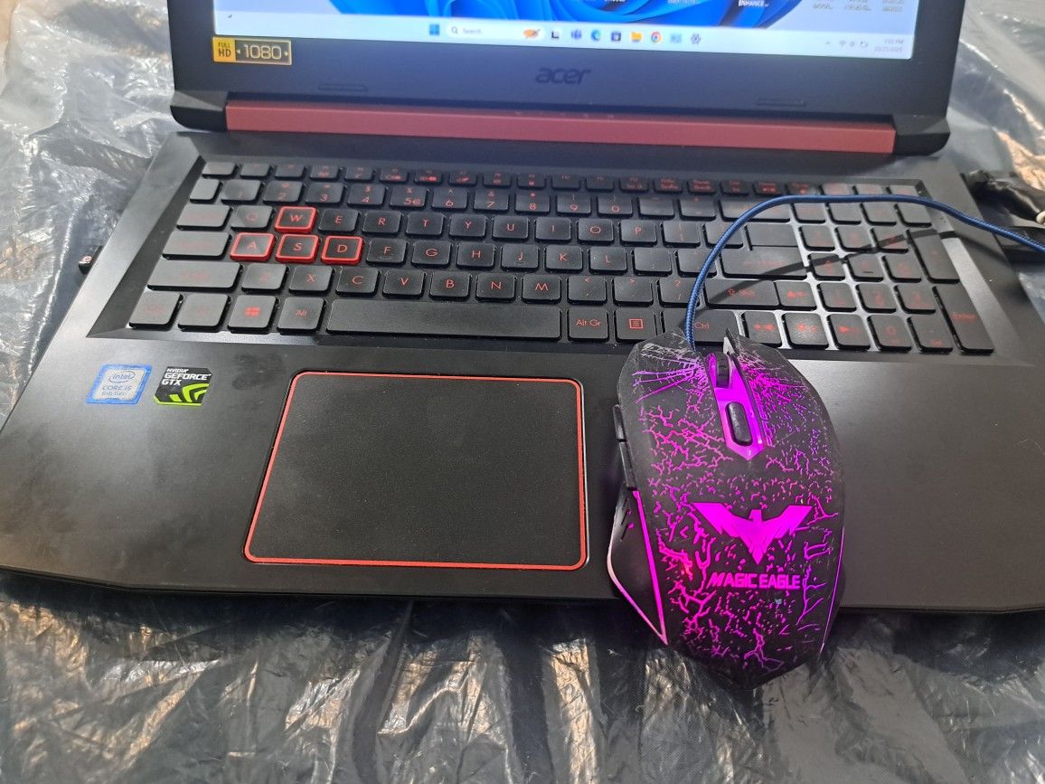 GAMING LAPTOP- ACER NITRO AN515-54 15.6 SCREEN- BUNDLE