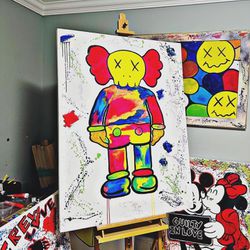 Kaws Painting 36x48 1 Of 1