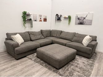 Gray Sectional Couch - Free Delivery