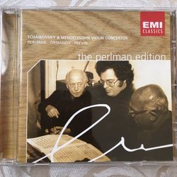 Itzhak Perlman Tchaikovsky and Mendelssohn Violin Concertos- CD