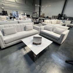 2pc Sofa & Love Seat Set