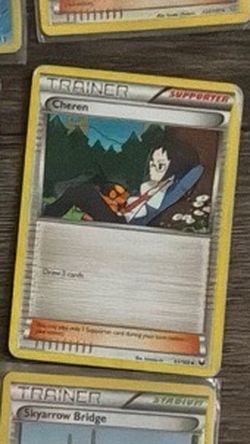 Cheren Supporter Pokemon Card