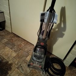 Hoover Carpet Shampooer Has Holes And Attachments To It