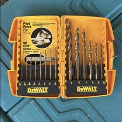 Dewalt Drill Bits Pilot Point  No Spin Shank