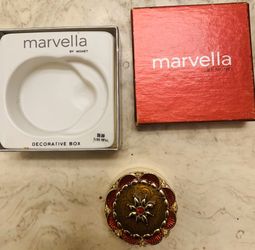 Marvella by Monet vintage pill box