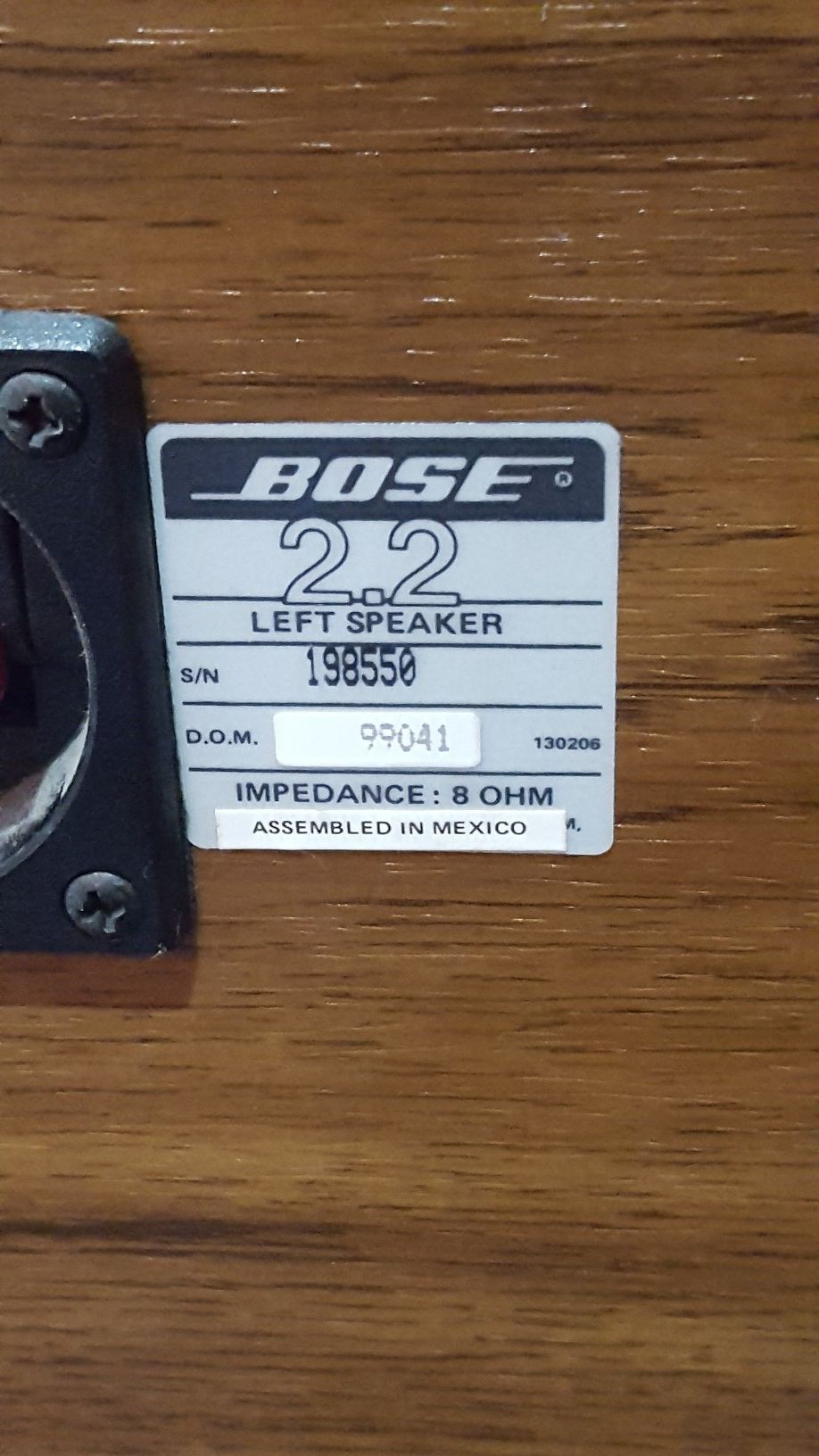 Bose 2.2 speakers