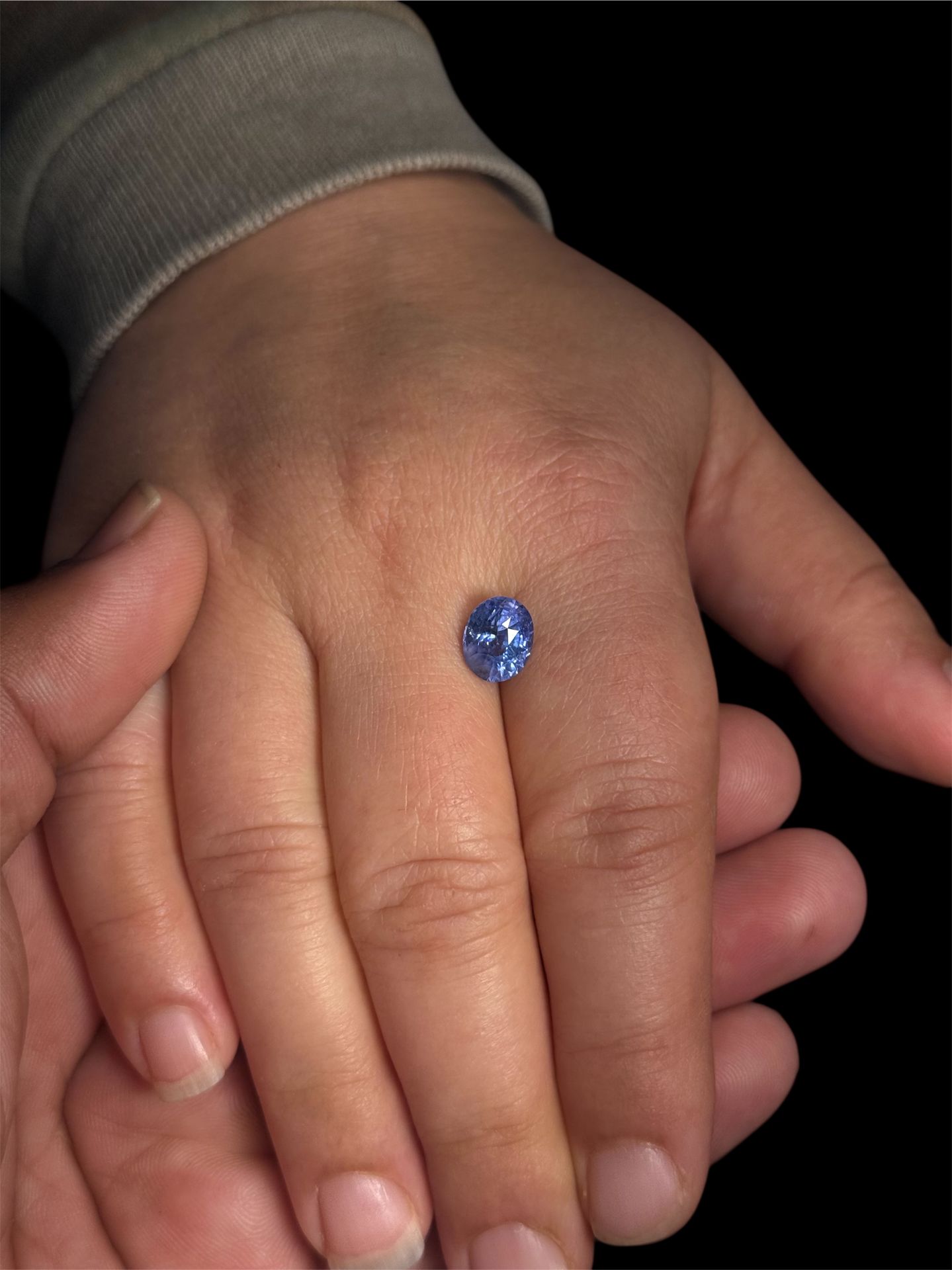 3.39 Ct IGI Certified Natural Color Change Sapphire - Sri Lanka - No Heat